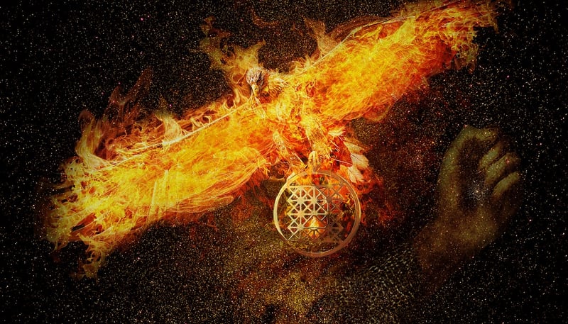 Phoenix Statue